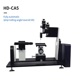 Misuratore di angolo di contatto automatico ad alta precisione Tester di angolo di goccia d'acqua & attrezzatura essenziale dell'analizzatore di forma di goccia per i test - Product Image 4