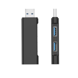 Taşınabilir Mini 3-Port USB3.0 Hub OTG U Disk kart okuyucu genişletici USB ile Laptop ve cep telefonu ürünleri için stokta - Product Image 2