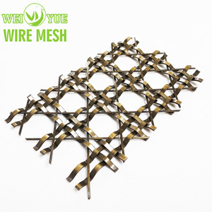 Architectural Decorative Metal Wire <strong>Mesh</strong> Crimped <strong>Mesh</strong> for Cladding Partitions Ceilings and Sunshades