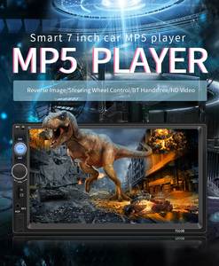 7 Zoll Audio-Player LCD-Anzeige Funkunterstützung Mobiltelefon-Verbindung Auto-DVD-Player - Product Image 6