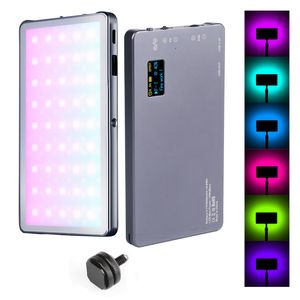 Portable Dimmable Mini Tripod <strong>LED</strong> <strong>RGB</strong> Light Kit Adjustable Pocket Studio Fill LR135 12V Power for Phone &amp; Video Metal Material - Product Image 6
