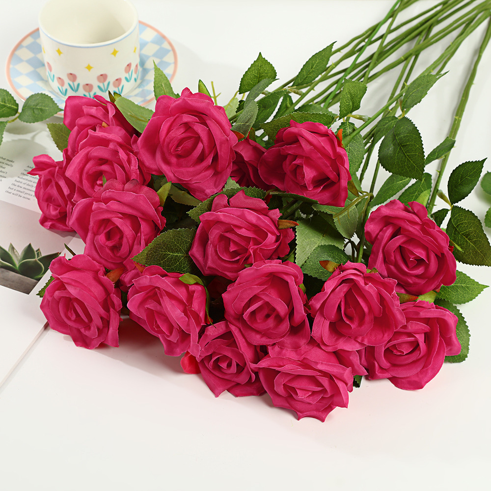 Rose red pearl rose