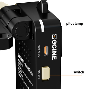 SONY FX6 v-montaj plakası USB PD için ZGCINE VM-VP5 V montaj plakası tek anahtar güç kontrolü fonksiyonel V montaj plakası - Product Image 3