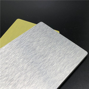 Aludream prezzo di fabbrica colore spazzolato pannello composito in alluminio rivestimento in lamiera solida di plastica per edificio per uffici - Product Image 2