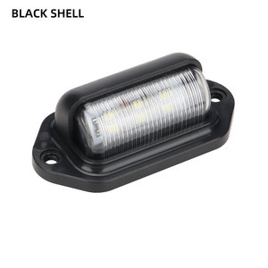 高品質12V〜24V 6SMDLedカーナンバープレートライト超高輝度防水トラックトレーラーテールユニバーサルライト