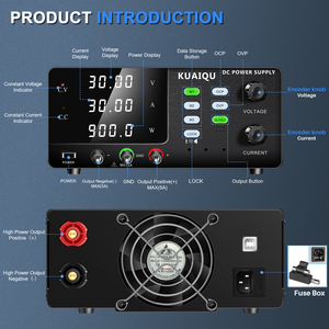 หน่วยจ่ายพลังงานสูง R-SPS3030C การทำงาน30V 30A 900W ocp/ovp สำหรับการชาร์จแบตเตอรี่ Li-ion 12V 24V การส่งข้อความในห้องปฏิบัติการ - Product Image 2