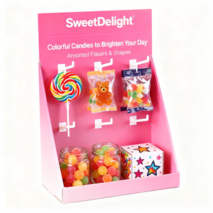 Biểu tượng tùy chỉnh truy cập hộp hiển thị hàng đầu hộp cho cây gai dầu Gummies khuyến mãi các tông Countertop hộp hiển thị Đồng bằng màu trắng - Product Image 3