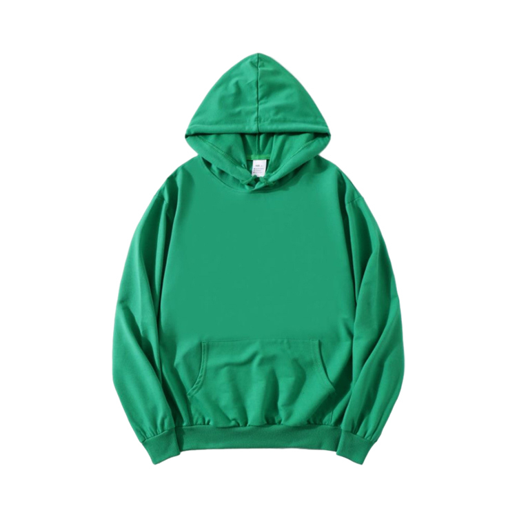Sweat à capuche vert