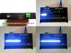 720W 12-weg DIY einzigen farbe bunte LED string licht modul licht bar programmierbare controller DIY-USB LED Controller