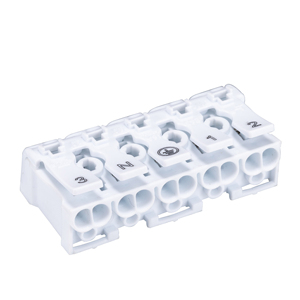 Bloque de terminales de conexión rápida, terminales de ajuste de empuje, conectores de cable de bucle - Product Image 5