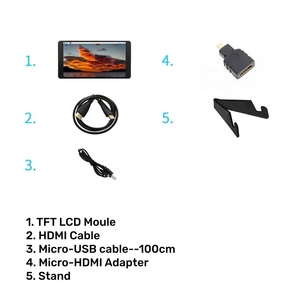 Raspberry Pi 5,5 pulgadas TFT LCD 1920x1080 Monitor sin contacto para segundo uso del monitor