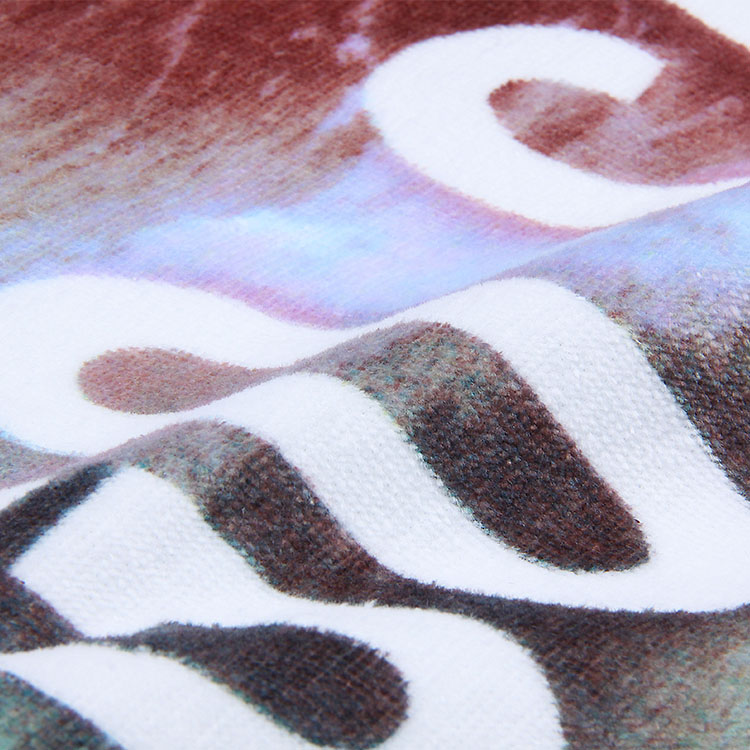 Fancy design custom printed 100% cotton sand free beach towels