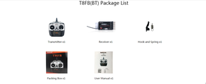 无线电链接T8FB BT 2.4G 8CH遥控发射器，带R8EF接收器，用于遥控飞机汽车附件 - Product Image 6