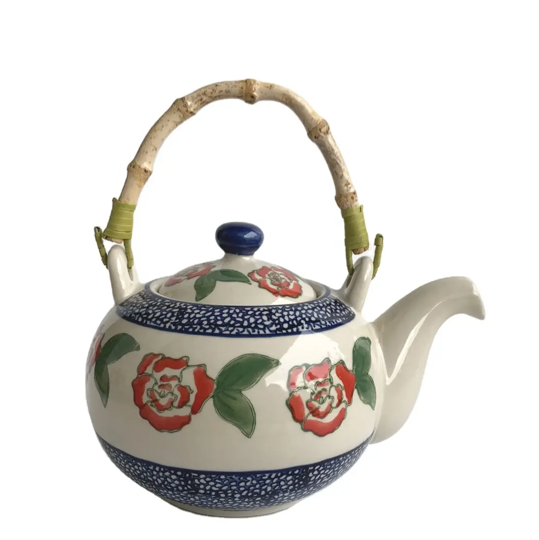 Creative design cup sets art colored tea pot for tableware ceramic chinese teapot set