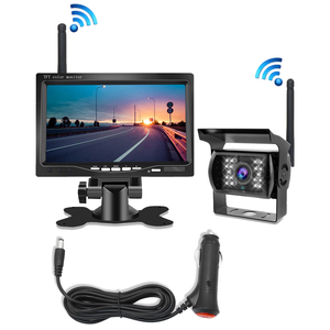 Truck 24 Volt <strong>Wireless</strong> Vehicle Car Top Side View Backup <strong>Reverse</strong> Bus Cctv Camera <strong>Wireless</strong> with Monitor <strong>System</strong> for Truck - Product Image 1