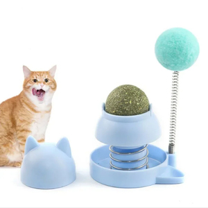 Mayorista Gato Giratorio Hierba Gatera Con Bola De Resorte Juguetes Hierba Gatera Natural Boca Limpia Promover La Digestión Gato Juguetes Suministros Para Mascotas - Product Image 6