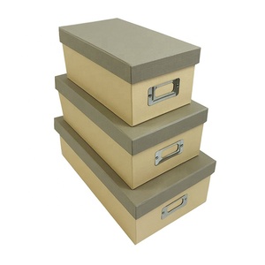 Conservazione e organizzazione della casa personalizzate scatola di carta artigianale a vibrazione nidificata con scatola di immagazzinaggio in cartone per etichette in metallo - Product Image 2