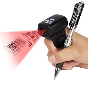 EDOO R43 New Ring Finger <strong>Scanner</strong> Mini Pocket <strong>Barcode</strong> Reader Wireless 2d Wearable Portable <strong>Barcode</strong> <strong>Scanner</strong> for Logistics Storage - Product Image 1