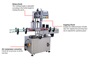 Tappatrice semiautomatica, tappatrice a spruzzo, tappatrice a vite - Product Image 5