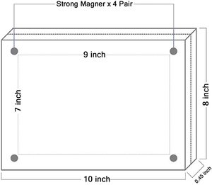 Custom Sizes 3x4 4x6 5x7 6x8 8x10 <strong>11x17</strong> Inches Thick Magnet Transparent Strong Acrylic A4 A5 A6 Magnetic Photo Picture <strong>Frames</strong> - Product Image 4