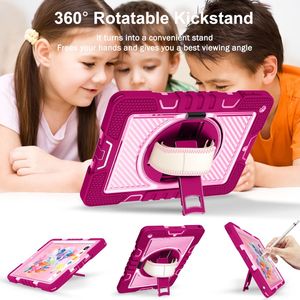 New <strong>ipad</strong> 9.7 2018 2017 <strong>ipad</strong> Air <strong>2</strong> case With 360 Degree Rotating Stand Protective Silicone Rugged <strong>Cover</strong> case With Hand Shoulder - Product Image 5