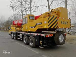 รถเครนติดรถเครน Sany 50 T พร้อมรถเครนบูมยืดไสลด์ในราคาต่ําสุด