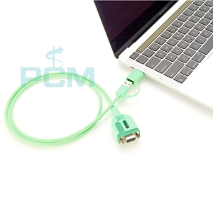 485 RS232 422 DB9 D-Sub femmina A USB un USB-C 3.1 tipo C con chip FTDI cavo convertitore seriale, cavo di programmazione PLC - Product Image 4