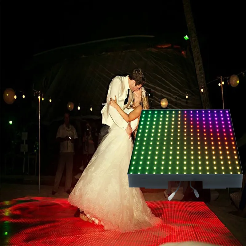 מלח ce מזג זכוכית מגמהאינסוף מגנטי מראה לוח אפקט 3D הוביל וידאו ריצפה עבור שלב חתונה מסיבת חתונה