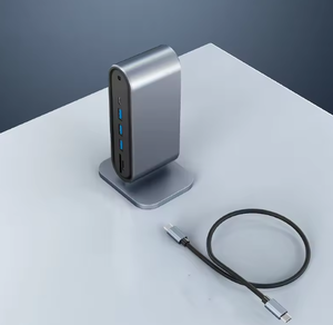 12-in-1 Smart verticale Docking Station 4K 30hz dual ad alta definizione USB computer di espansione Desktop portatile PD adattatore di alimentazione - Product Image 2