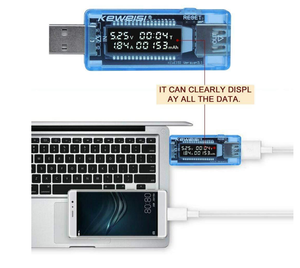 capacity Mobile power testing tester Battery capacity tester V20 <strong>USB</strong> voltage ammeter Power