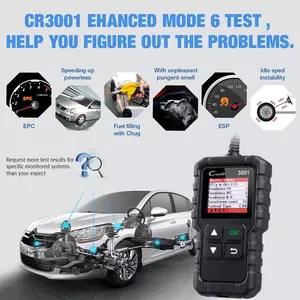 Avvia CR3001 funzioni OBD2 complete lettore di codici automatico Scanner CR 3001 OBDII/EOBD Creader 3001 strumento diagnostico per Auto - Product Image 4