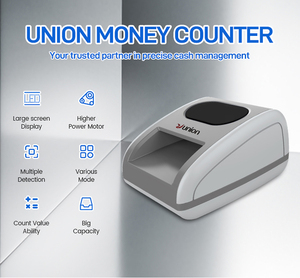 UNION 9901 <strong>USD</strong> Exclusive Cash Counting Machine Multi Counterfeit <strong>Detection</strong> Fake Note Money UV MG Currency Detector Machine - Product Image 2