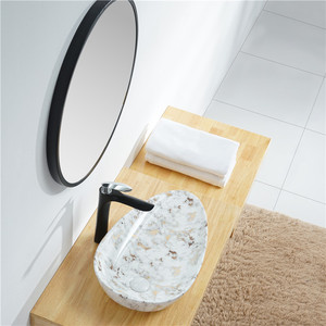 Gelişmiş avrupa tarzı yeni üst masa havzası sıhhi tesisat mermer otel Lavabo Lavabo banyo Lavabo tasarım oteller için