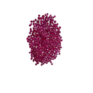 WuZhouラウンドブリリアントカットダークレッド8 # 合成ルビー卸売1mmから2mm - Product Image 2