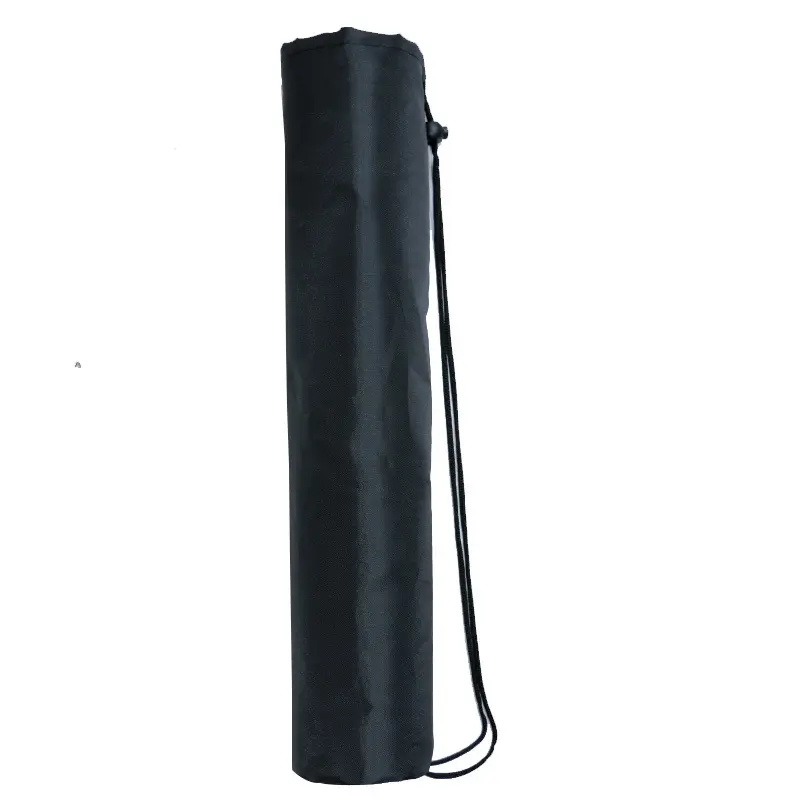 Özel taşınabilir dayanıklı uzun yuvarlak alt tek kayış su geçirmez Polyester İpli açık çubuk tutucu yoga paket torbaları