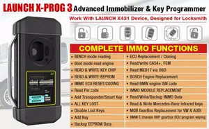 Programmatore chiave e immobilizzatore Launch X431 X-PROG3 funzioni Complete IMMO progettate per il fabbro