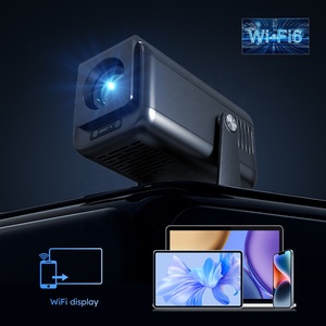 Taşınabilir V1 Pro HD yerli 1080P Android 13 akıllı projektör kablosuz WiFi BT 5.0 180 derece çevirme yuvarlak tasarım ev projektör - Product Image 2