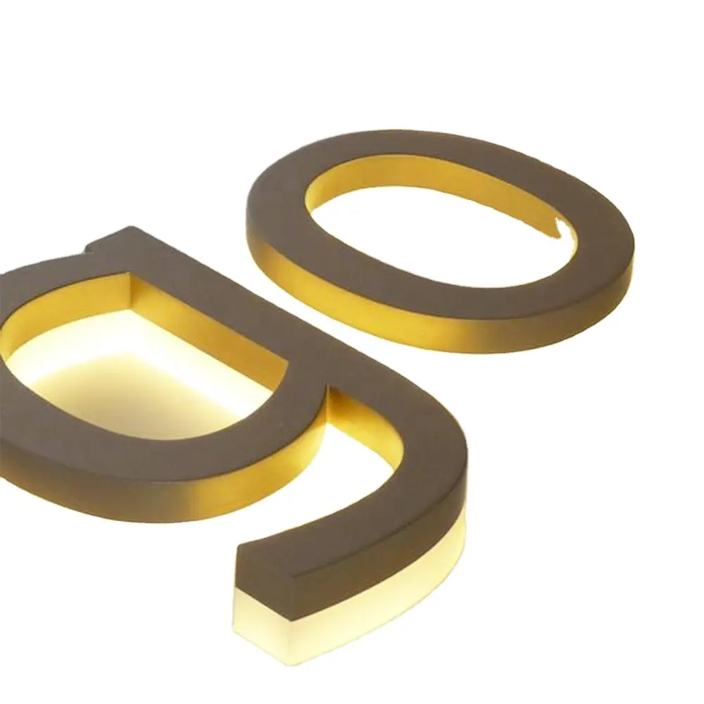 Custom Seiko in acciaio inox LED lettere retroilluminate segni elettronici per alberghi commerciali strade e aziende