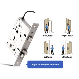 Serratura intelligente automatica per porta a battente in legno Tuya Smart Wifi o TTLOCK BLE serratura elettronica intelligente con codice di impronte digitali