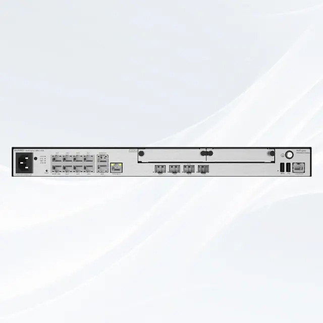 AR6121E-S เราเตอร์องค์กร2 GE Combo WAN 1 10GE(SFP +) Wan 8 Ge LAN 1 GE Combo LAN 2 USB 2 SIC