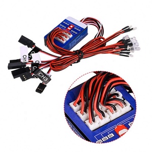RC 12ชุดระบบไฟส่องสว่าง LED 1/10ไฟจำลองแบบสมาร์ทดริฟท์บนถนนรถ RC yokomo Tamiya Hop-up ตัวเลือกการควบคุมระยะไกล - Product Image 5