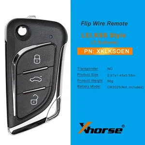 กุญแจรีโมท5ชิ้น/ล็อต xhorse XKLKS0EN lei. KSS สไตล์ (ชุบโครเมียม) สำหรับกุญแจ VVDI2 VDI อุปกรณ์เวอร์ชั่นภาษาอังกฤษ