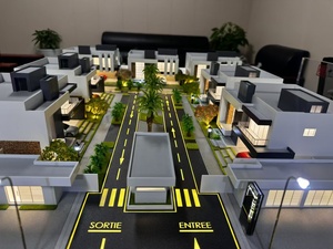 最も人気のある若者のモダンでシンプルなヴィラモデル、建築スケールモデル建築3D建築モデル製造 - Product Image 4