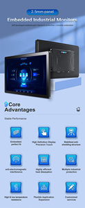 15.6 Inch Touch Panel Pc Fanless <strong>Embedded</strong> Industrial <strong>Computer</strong> Usb Touchscreen Display I3 I5 I7 Industrial Monitor All in One - Product Image 3