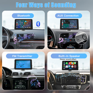 高品質7インチAndroid8.1 GpsナビゲーションUsb CarPlay最高の音楽プレーヤー車DVDビデオワイヤレスCarPlay & Android Auto