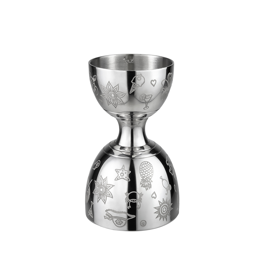 Silver Engraved - Tiki