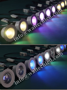 12 Вт RGBW DMX 512 потолочный светодиодный прожектор DC24V downlight клавиатура RGB светодиодный светильник для бара ночного клуба - Product Image 4