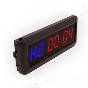 Mini Timer da palestra LED orologio da allenamento conto alla rovescia/su orologio Power Bank con Display digitale Ultra chiaro con cronometro in metallo per allenamento