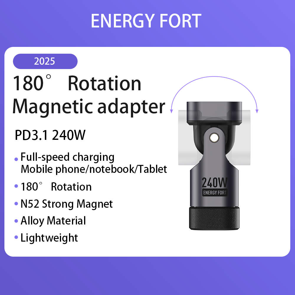 180 degree rotate - - not include magnetic tips