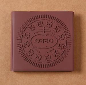 Lindo y creativo libro de notas de galletas de Chocolate cuaderno fragante Papelería para estudiantes Mini Bloc de notas
